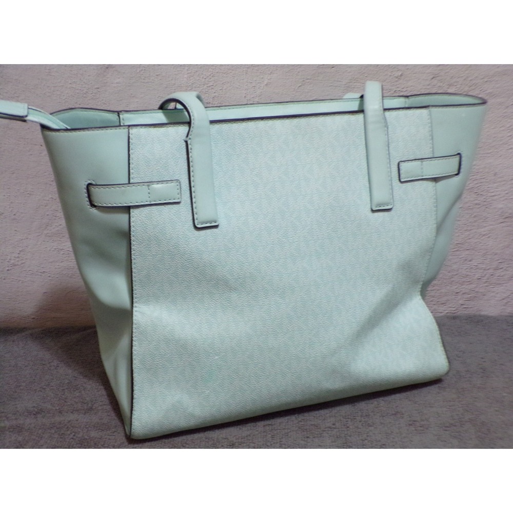 Michael Kors Mint Large Belted Tote with Gold Accents Including Wallet Included. - Picture 2 of 10